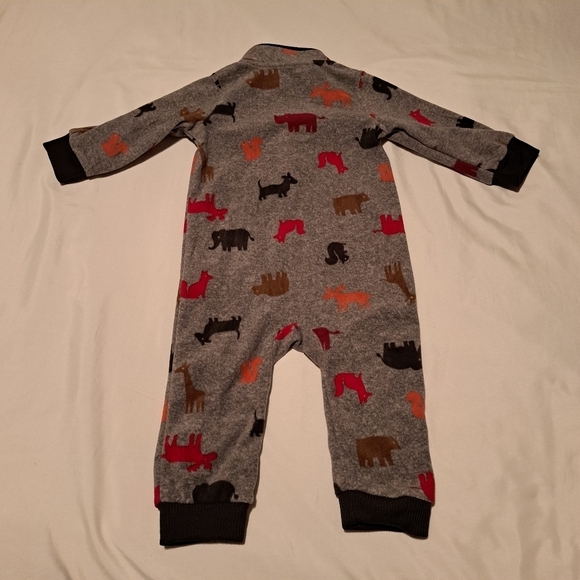 Carter's NWOT fleece romper 12 months - Picture 3 of 5